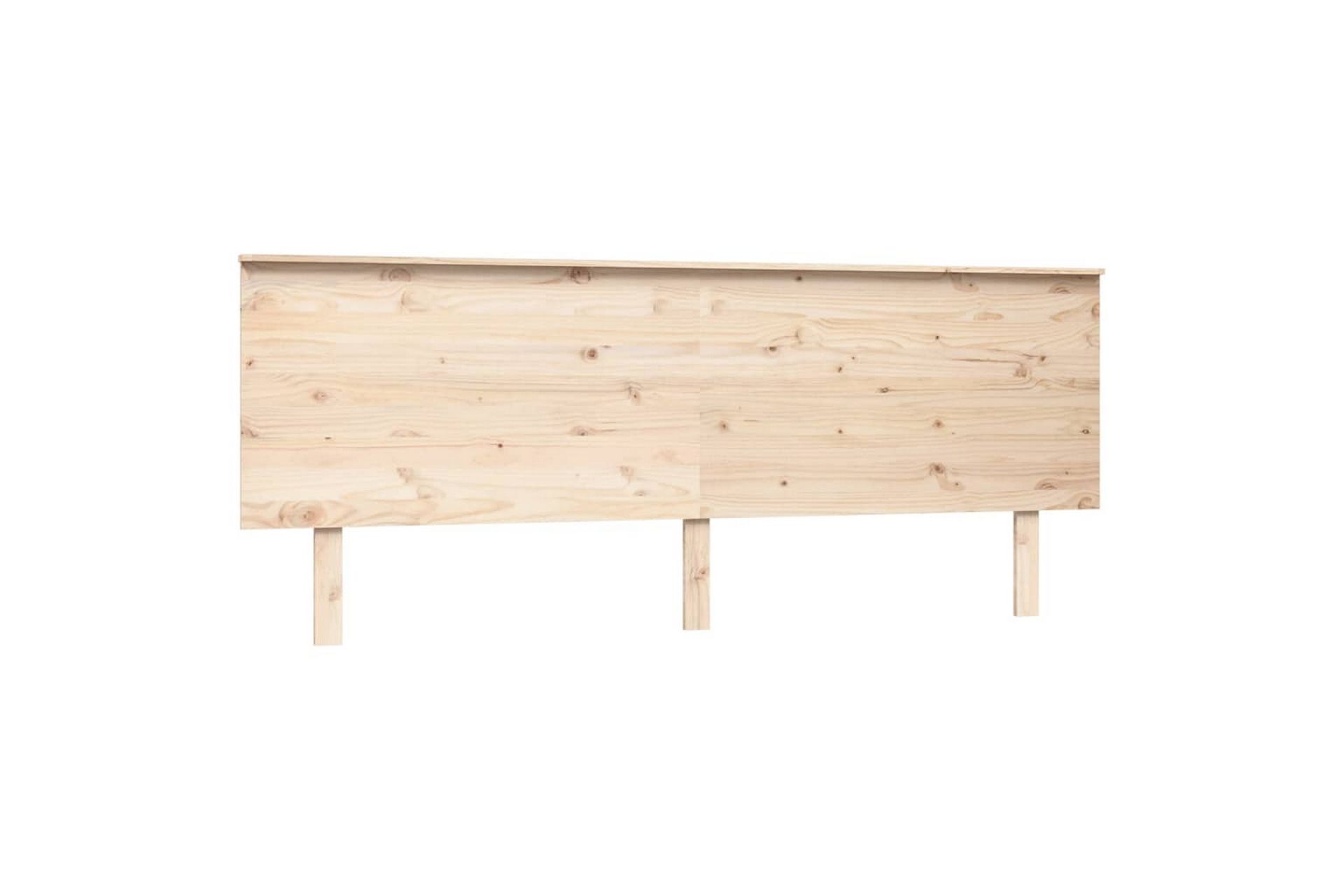 beBasic Sengegavl 204x6x82,5 cm heltre furu - Brun - Møbler - Senger - Sengetilbehør & sengegavl - Sengegavl