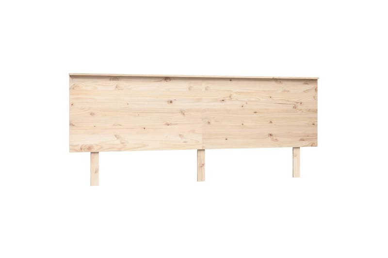 beBasic Sengegavl 204x6x82,5 cm heltre furu - Brun - Sengegavl