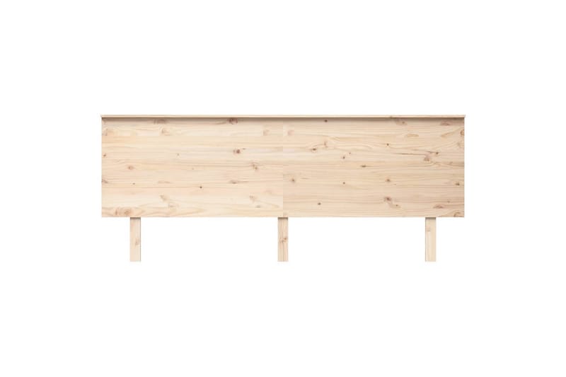 beBasic Sengegavl 204x6x82,5 cm heltre furu - Brun - Sengegavl