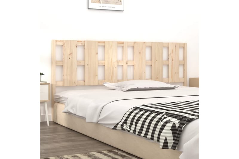 beBasic Sengegavl 205,5x4x100 cm heltre furu - Brun - Møbler - Senger - Sengetilbehør & sengegavl - Sengegavl