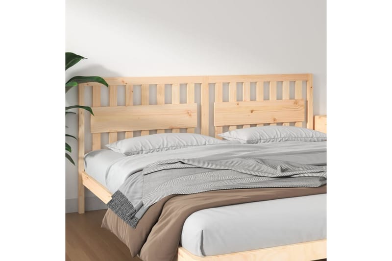 beBasic Sengegavl 205,5x4x100 cm heltre furu - Brun - Møbler - Senger - Sengetilbehør & sengegavl - Sengegavl