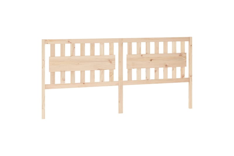 beBasic Sengegavl 205,5x4x100 cm heltre furu - Brun - Møbler - Senger - Sengetilbehør & sengegavl - Sengegavl