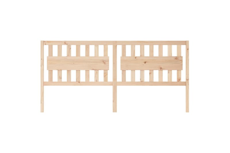 beBasic Sengegavl 205,5x4x100 cm heltre furu - Brun - Møbler - Senger - Sengetilbehør & sengegavl - Sengegavl