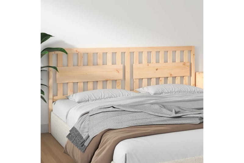 beBasic Sengegavl 205,5x4x100 cm heltre furu - Brun - Møbler - Senger - Sengetilbehør & sengegavl - Sengegavl