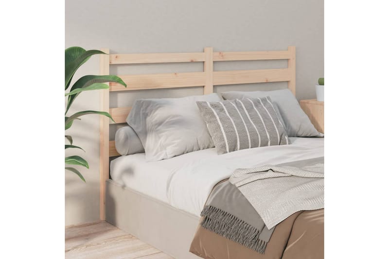 beBasic Sengegavl 206x4x100 cm heltre furu - Brun - Møbler - Senger - Sengetilbehør & sengegavl - Sengegavl