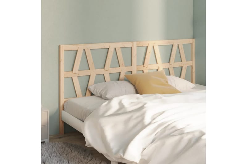 beBasic Sengegavl 206x4x100 cm heltre furu - Brun - Møbler - Senger - Sengetilbehør & sengegavl - Sengegavl