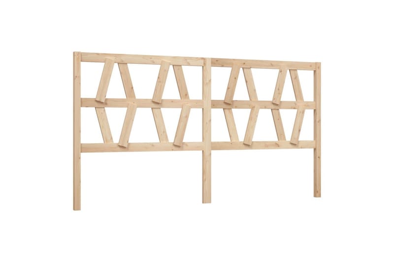 beBasic Sengegavl 206x4x100 cm heltre furu - Brun - Møbler - Senger - Sengetilbehør & sengegavl - Sengegavl