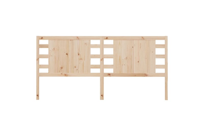 beBasic Sengegavl 206x4x100 cm heltre furu - Brun - Møbler - Senger - Sengetilbehør & sengegavl - Sengegavl