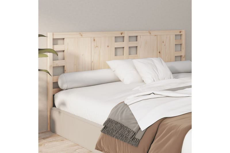 beBasic Sengegavl 206x4x100 cm heltre furu - Brun - Møbler - Senger - Sengetilbehør & sengegavl - Sengegavl
