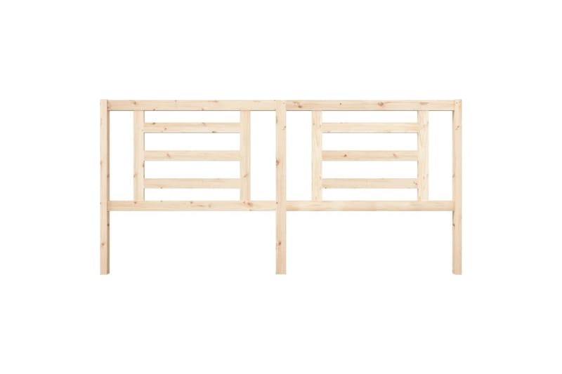 beBasic Sengegavl 206x4x100 cm heltre furu - Brun - Møbler - Senger - Sengetilbehør & sengegavl - Sengegavl
