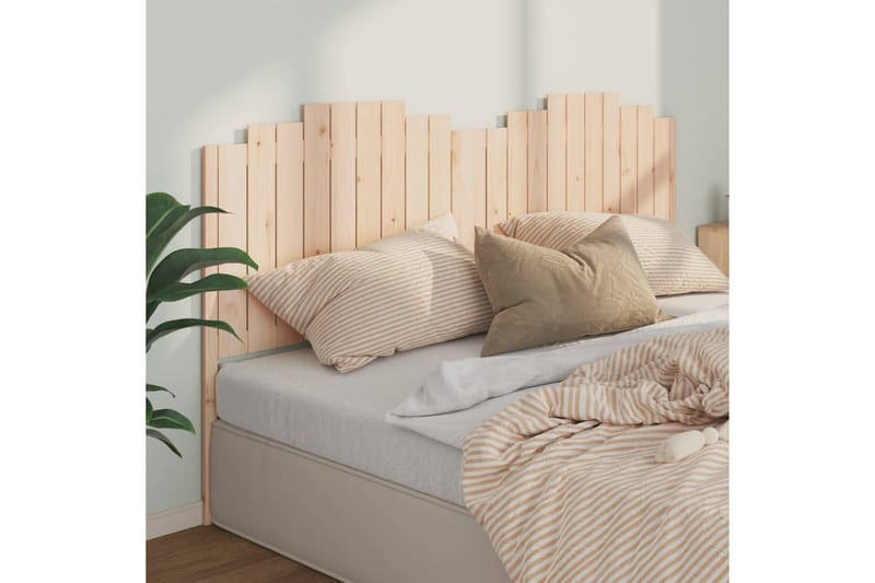 beBasic Sengegavl 206x4x110 cm heltre furu - Brun - Møbler - Senger - Sengetilbehør & sengegavl - Sengegavl
