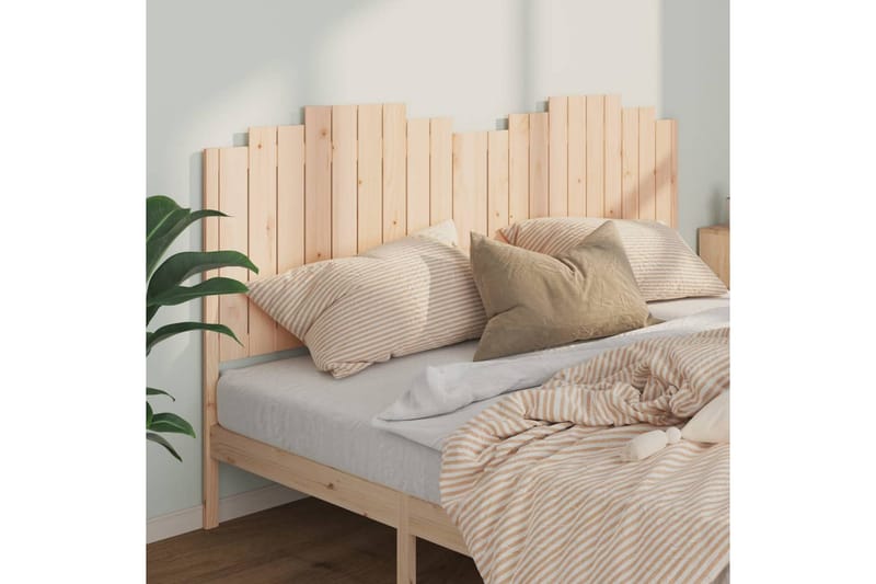 beBasic Sengegavl 206x4x110 cm heltre furu - Brun - Møbler - Senger - Sengetilbehør & sengegavl - Sengegavl