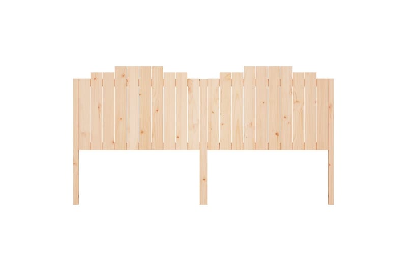 beBasic Sengegavl 206x4x110 cm heltre furu - Brun - Møbler - Senger - Sengetilbehør & sengegavl - Sengegavl