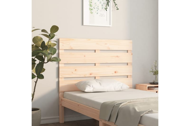 beBasic Sengegavl 75x3x80 cm heltre furu - Brun - Møbler - Senger - Sengetilbehør & sengegavl - Sengegavl