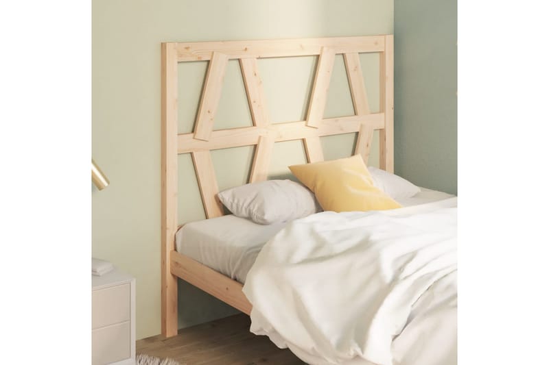 beBasic Sengegavl 81x4x100 cm heltre furu - Brun - Møbler - Senger - Sengetilbehør & sengegavl - Sengegavl