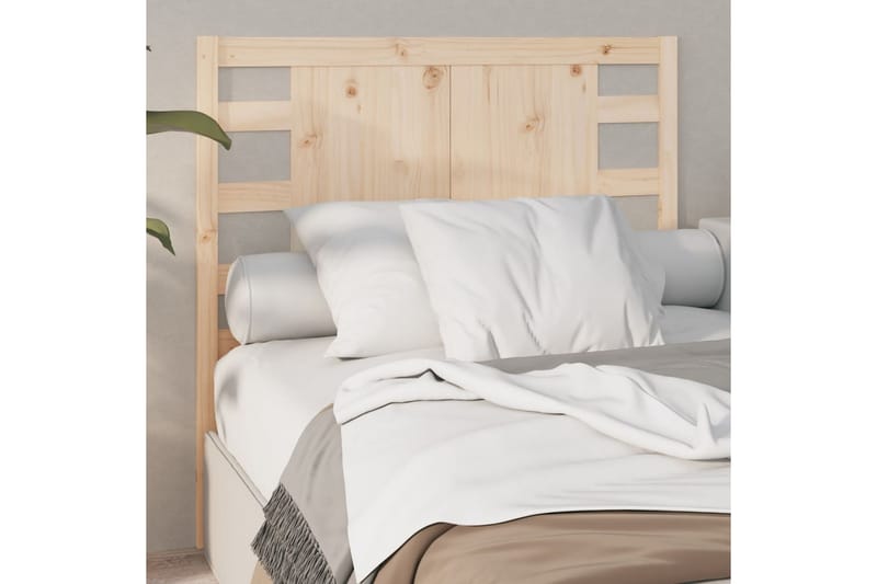 beBasic Sengegavl 81x4x100 cm heltre furu - Brun - Møbler - Senger - Sengetilbehør & sengegavl - Sengegavl