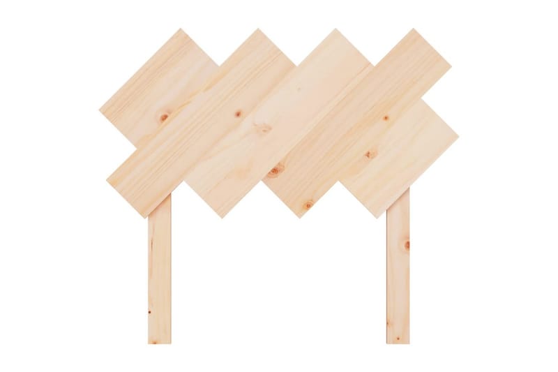 beBasic Sengegavl 92x3x81 cm heltre furu - Brun - Møbler - Senger - Sengetilbehør & sengegavl - Sengegavl