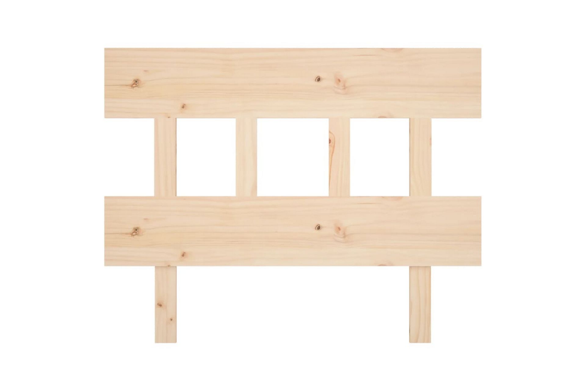 beBasic Sengegavl 93,5x3x81 cm heltre furu - Brun - Møbler - Senger - Sengetilbehør & sengegavl - Sengegavl