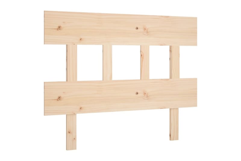 beBasic Sengegavl 93,5x3x81 cm heltre furu - Brun - Sengegavl