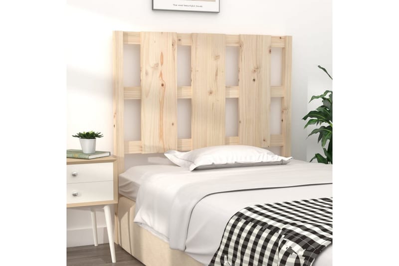 beBasic Sengegavl 95,5x4x100 cm heltre furu - Brun - Møbler - Senger - Sengetilbehør & sengegavl - Sengegavl