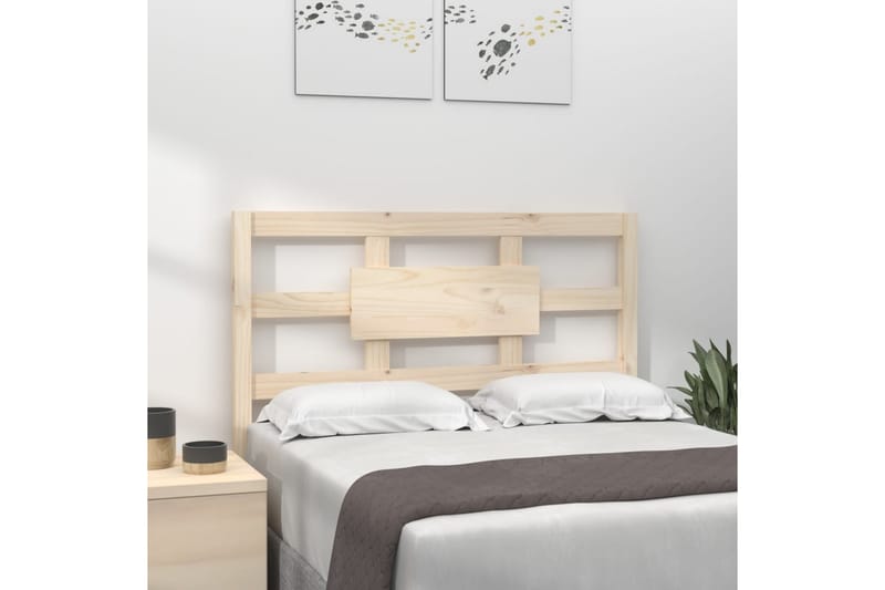 beBasic Sengegavl 95,5x4x100 cm heltre furu - Brun - Møbler - Senger - Sengetilbehør & sengegavl - Sengegavl