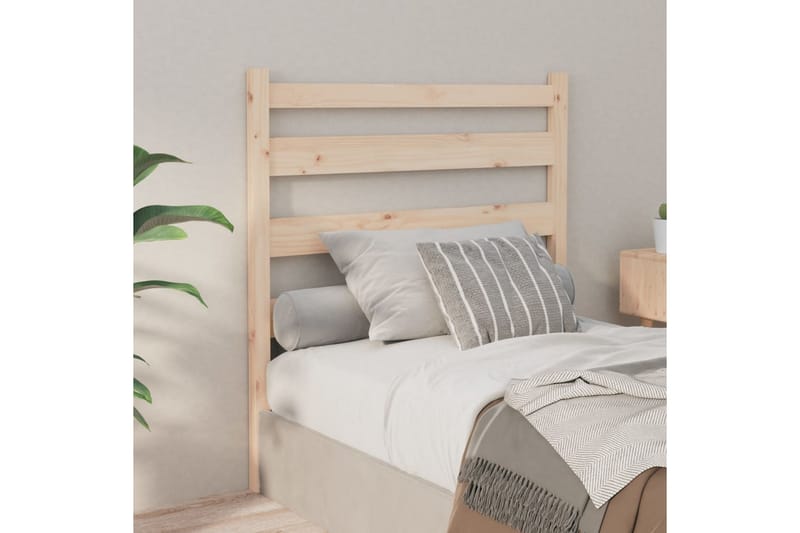 beBasic Sengegavl 96x4x100 cm heltre furu - Brun - Møbler - Senger - Sengetilbehør & sengegavl - Sengegavl
