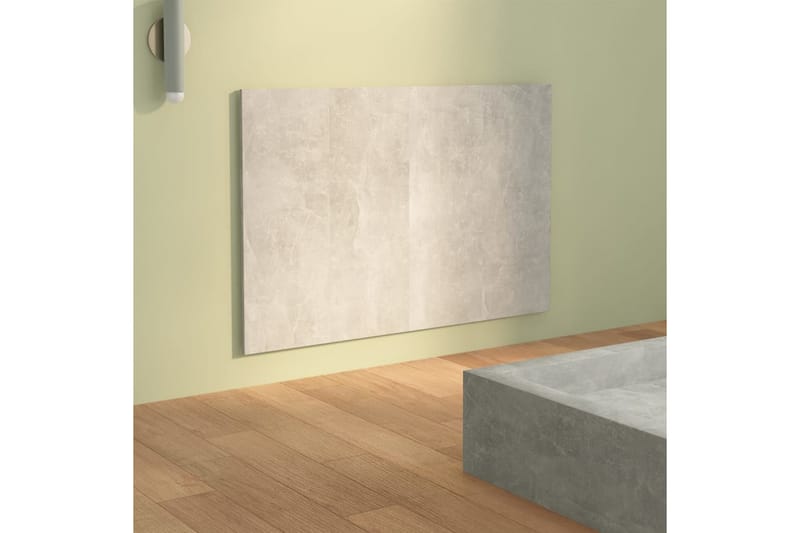 beBasic Sengegavl betonggrå 120x1,5x80 cm konstruert tre - GrÃ¥ - Møbler - Senger - Sengetilbehør & sengegavl - Sengegavl