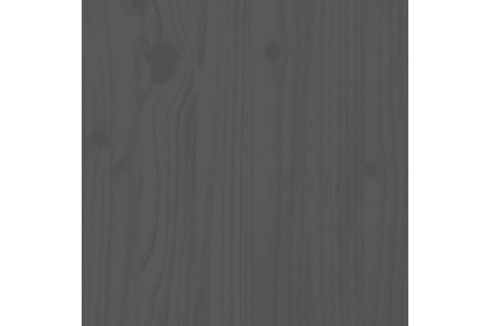 beBasic Sengegavl grå 100x3x80 cm heltre furu - GrÃ¥ - Møbler - Senger - Sengetilbehør & sengegavl - Sengegavl