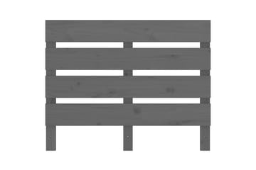 beBasic Sengegavl grå 100x3x80 cm heltre furu - GrÃ¥ - Møbler - Senger - Sengetilbehør & sengegavl - Sengegavl