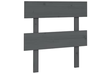 beBasic Sengegavl grå 103,5x3x81 cm heltre furu - GrÃ¥ - Møbler - Senger - Sengetilbehør & sengegavl - Sengegavl