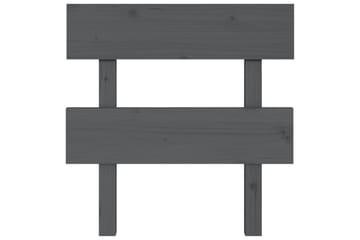 beBasic Sengegavl grå 103,5x3x81 cm heltre furu - GrÃ¥ - Møbler - Senger - Sengetilbehør & sengegavl - Sengegavl