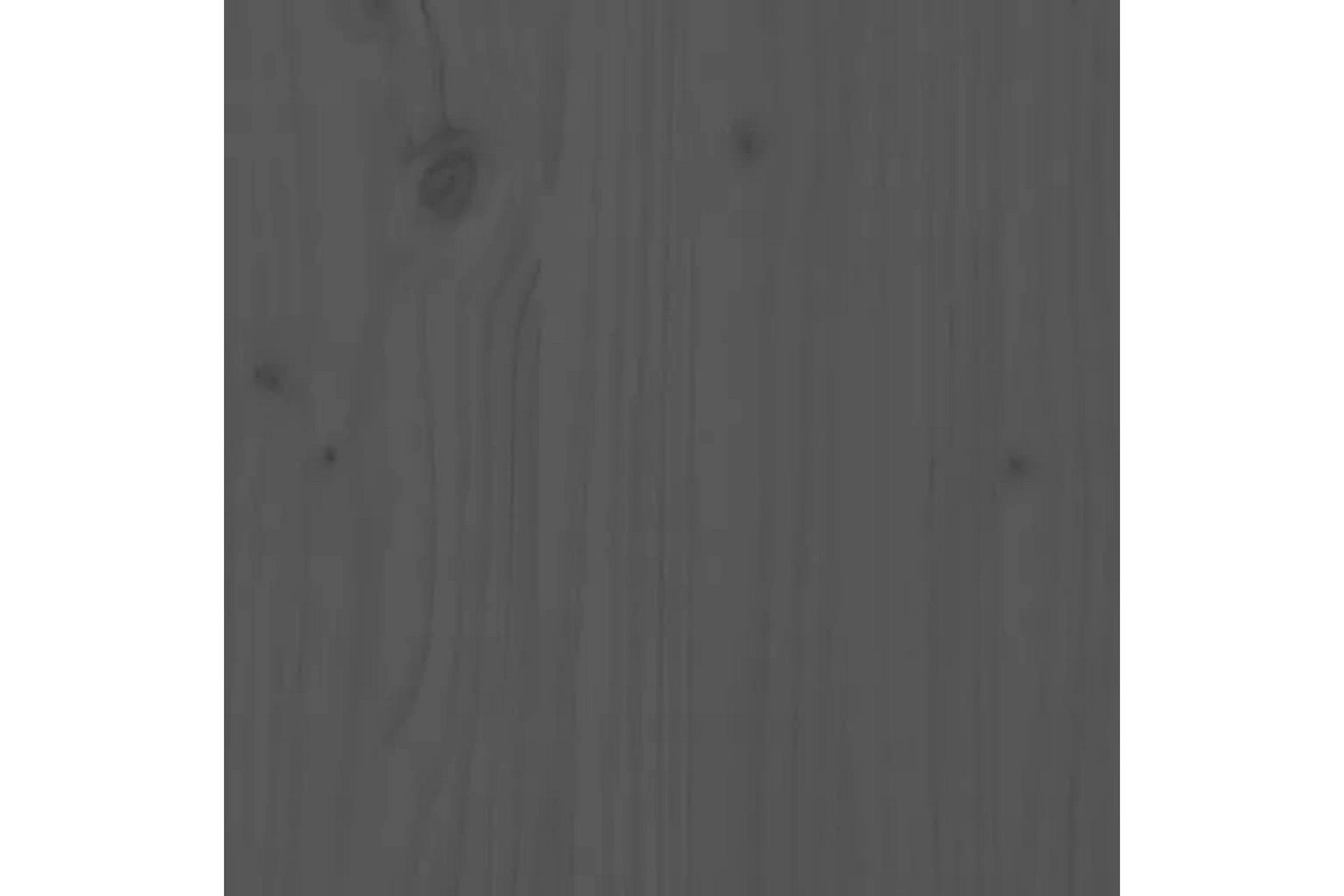 beBasic Sengegavl grå 106x4x110 cm heltre furu - GrÃ¥ - Møbler - Senger - Sengetilbehør & sengegavl - Sengegavl