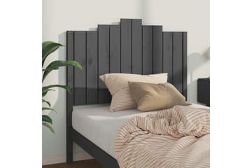 beBasic Sengegavl grå 106x4x110 cm heltre furu - GrÃ¥ - Møbler - Senger - Sengetilbehør & sengegavl - Sengegavl