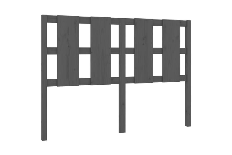 beBasic Sengegavl grå 145,5x4x100 cm heltre furu - GrÃ¥ - Møbler - Senger - Sengetilbehør & sengegavl - Sengegavl