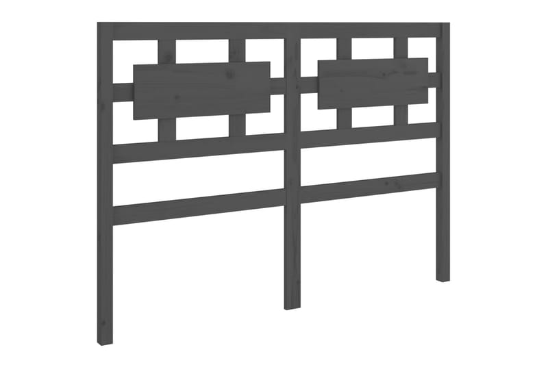 beBasic Sengegavl grå 145,5x4x100 cm heltre furu - GrÃ¥ - Møbler - Senger - Sengetilbehør & sengegavl - Sengegavl