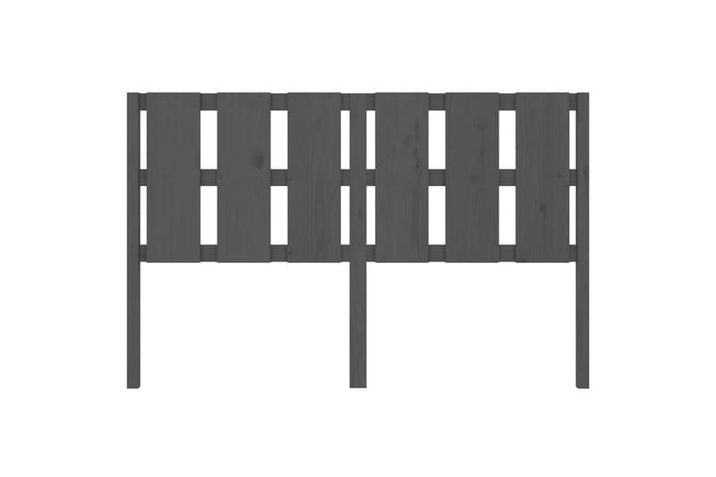 beBasic Sengegavl grå 155,5x4x100 cm heltre furu - GrÃ¥ - Møbler - Senger - Sengetilbehør & sengegavl - Sengegavl