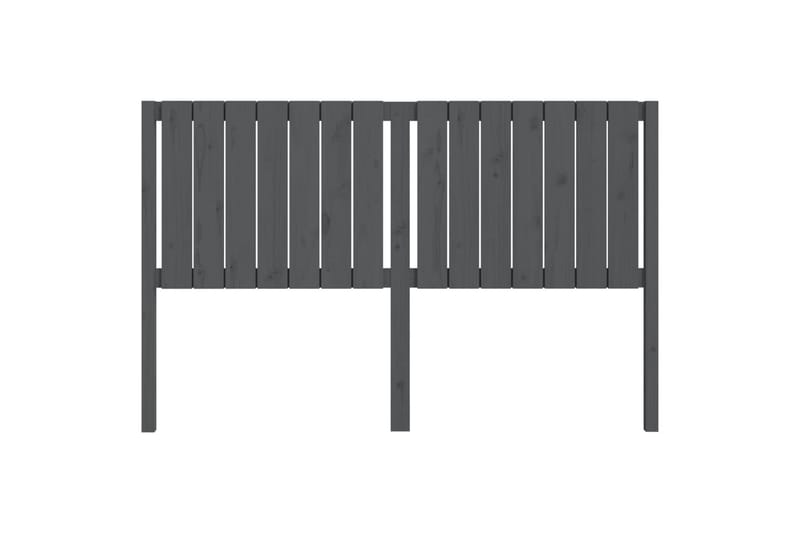 beBasic Sengegavl grå 155,5x4x100 cm heltre furu - GrÃ¥ - Møbler - Senger - Sengetilbehør & sengegavl - Sengegavl