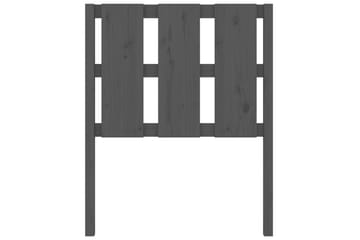 beBasic Sengegavl grå 80,5x4x100 cm heltre furu - GrÃ¥ - Møbler - Senger - Sengetilbehør & sengegavl - Sengegavl