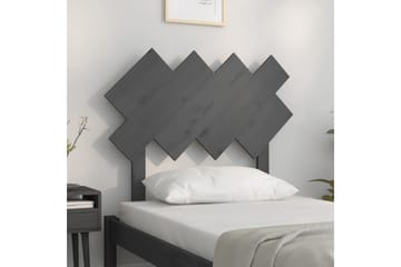 beBasic Sengegavl grå 92x3x81 cm heltre furu - GrÃ¥ - Møbler - Senger - Sengetilbehør & sengegavl - Sengegavl