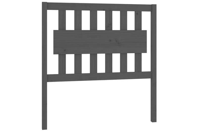 beBasic Sengegavl grå 95,5x4x100 cm heltre furu - GrÃ¥ - Møbler - Senger - Sengetilbehør & sengegavl - Sengegavl