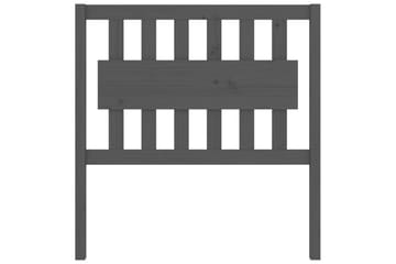 beBasic Sengegavl grå 95,5x4x100 cm heltre furu - GrÃ¥ - Møbler - Senger - Sengetilbehør & sengegavl - Sengegavl