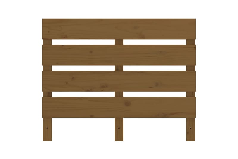 beBasic Sengegavl honningbrun 100x3x80 cm heltre furu - Brun - Møbler - Senger - Sengetilbehør & sengegavl - Sengegavl