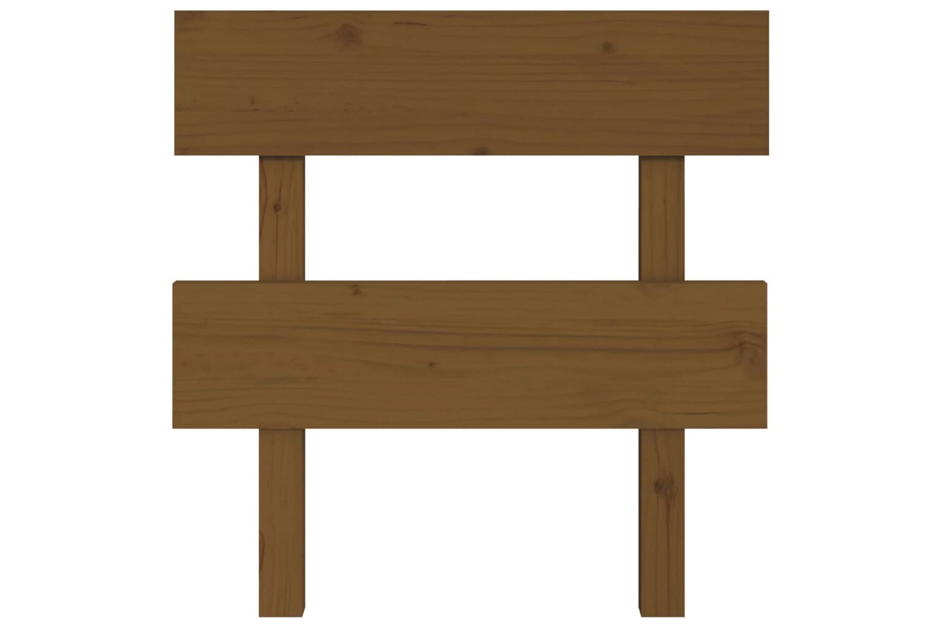 beBasic Sengegavl honningbrun 103,5x3x81 cm heltre furu - Brun - Møbler - Senger - Sengetilbehør & sengegavl - Sengegavl
