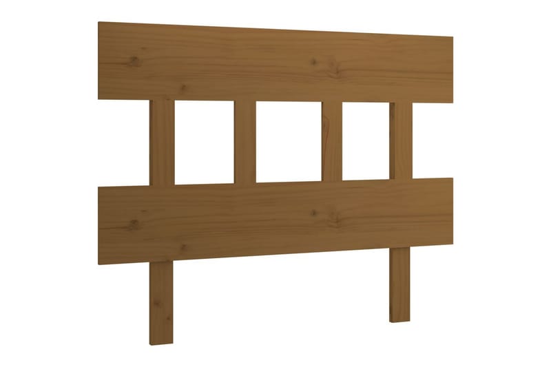 beBasic Sengegavl honningbrun 103,5x3x81 cm heltre furu - Brun - Møbler - Senger - Sengetilbehør & sengegavl - Sengegavl
