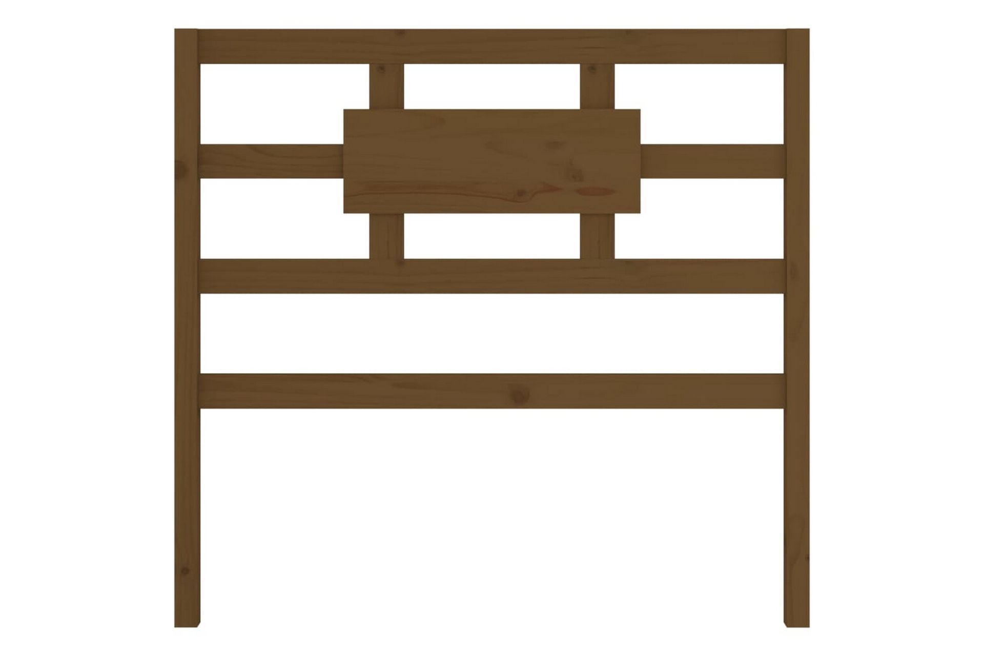 beBasic Sengegavl honningbrun 105,5x4x100 cm heltre furu - Brun - Møbler - Senger - Sengetilbehør & sengegavl - Sengegavl