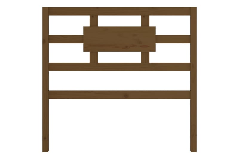 beBasic Sengegavl honningbrun 105,5x4x100 cm heltre furu - Brun - Møbler - Senger - Sengetilbehør & sengegavl - Sengegavl