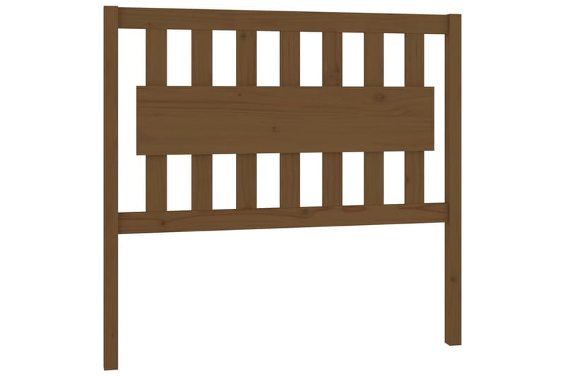 beBasic Sengegavl honningbrun 105,5x4x100 cm heltre furu - Brun - Møbler - Senger - Sengetilbehør & sengegavl - Sengegavl