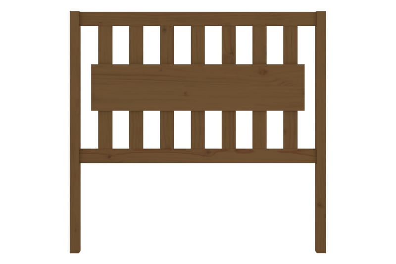 beBasic Sengegavl honningbrun 105,5x4x100 cm heltre furu - Brun - Møbler - Senger - Sengetilbehør & sengegavl - Sengegavl