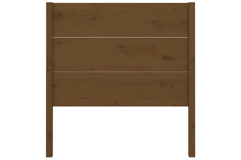 beBasic Sengegavl honningbrun 106x4x100 cm heltre furu - Brun - Sengegavl