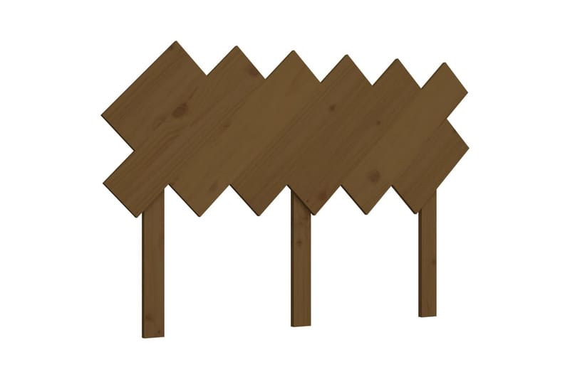 beBasic Sengegavl honningbrun 122,5x3x80,5 cm heltre furu - Brun - Møbler - Senger - Sengetilbehør & sengegavl - Sengegavl